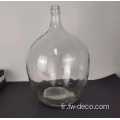 Effacer de grands vases de bouteille en verre ronds